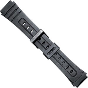 Watch Strap Compatible with Casio F-91 F-91W F-105 F-106W F-94 W-217h 18 mm Ref 283P4