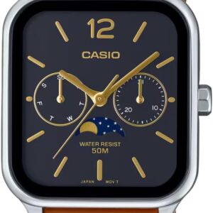 Casio Watch MTP-M305L-1AVER, brown, Strap.