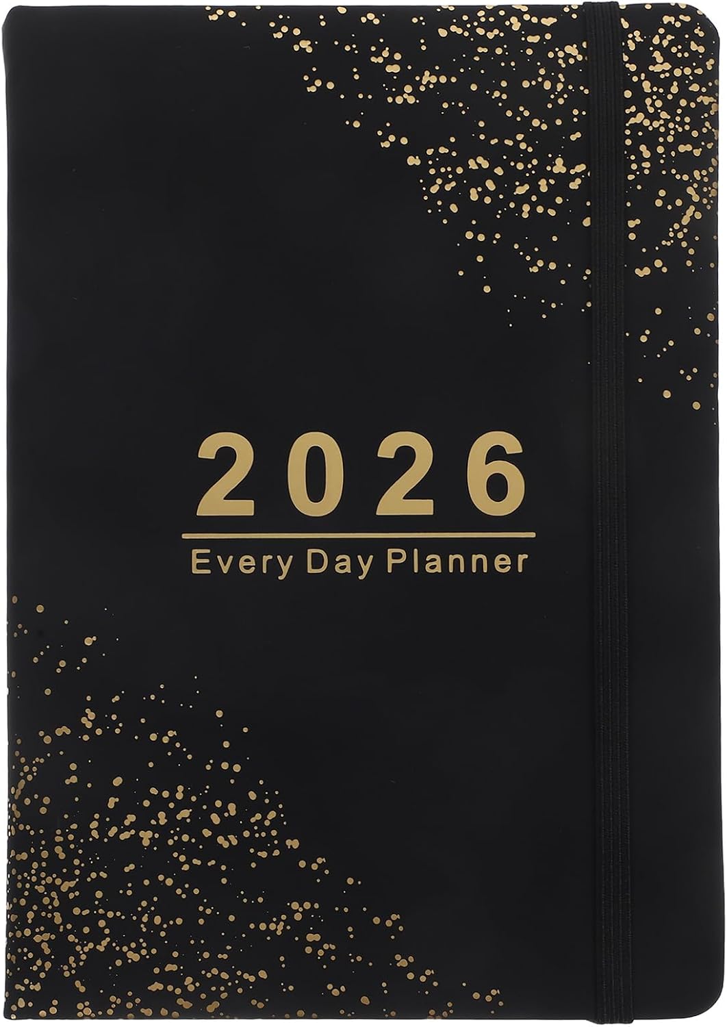 Cabilock Tagesplaner 2026 Hardcover – 365 Tage Planer mit Stundenplan Englisches Layout Kompakter Taschenplaner für Berufstätige Reisetauglich Tintenfestes Papier