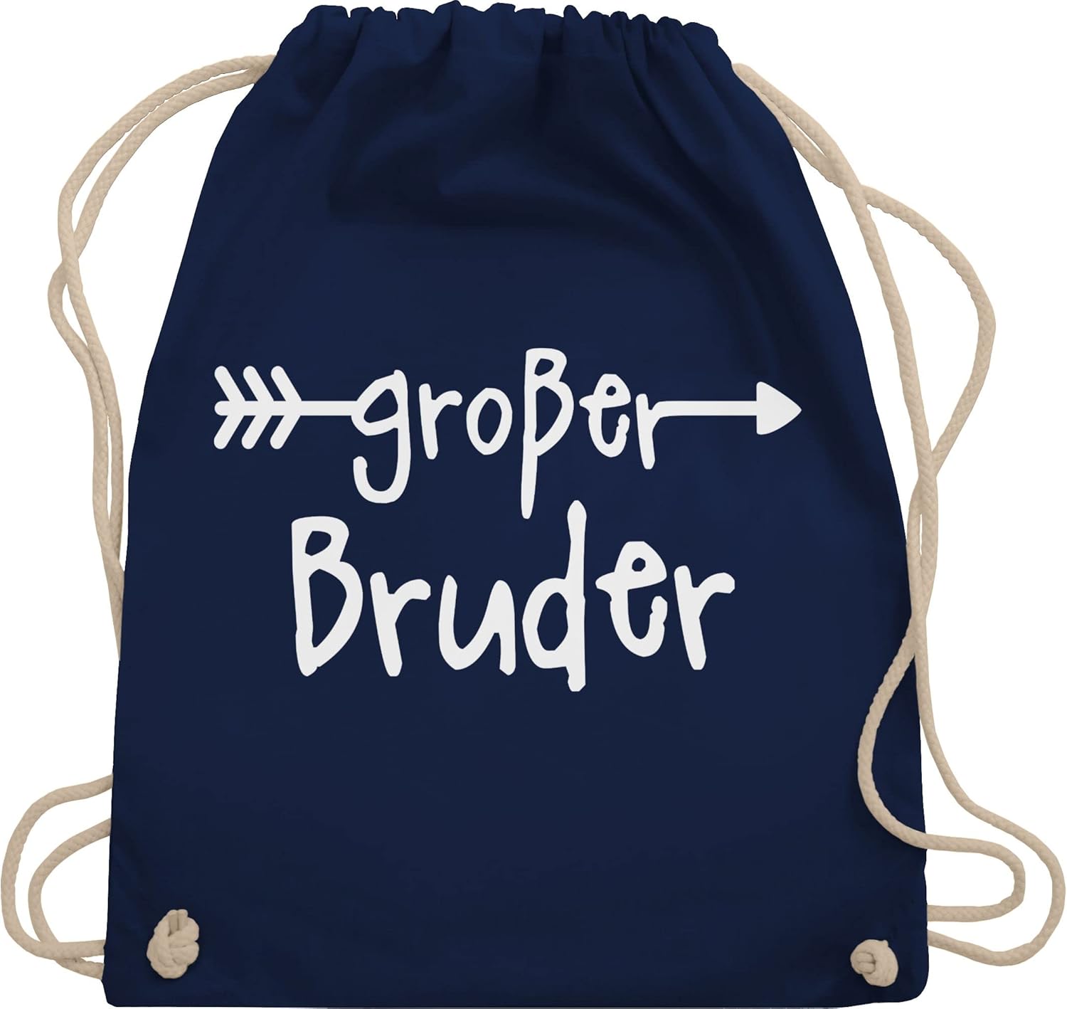 Shirtracer - Sibling Brother and Sister - Großer Bruder - Gym bag and fabric bag made of cotton
