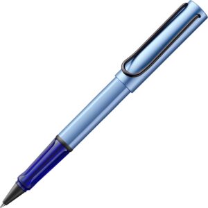 LAMY AL-star Aquatic Rollerball Pen – Lightweight Pen with Transparent, Ergonomic Handle & Line Width M – Aluminium Housing – with Rollerball Refill M 63 Line Width M in Black