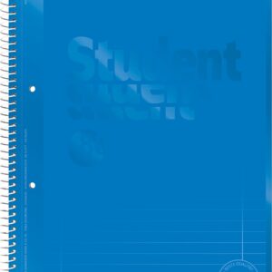 Brunnen, 1067927126 Colour Code Student Notepad, A4 Ruled, Line Style 27, 90 g/m², 80 Pages