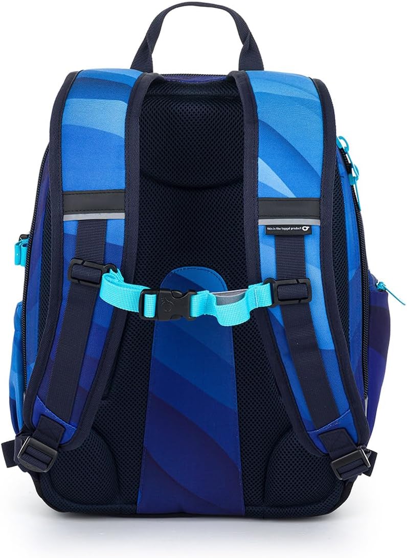 TOPGAL ROTH School Backpack from 5th Class (approx. 145 cm), Ergonomic with Aluminium Reinforcement, Water-Repellent & Lightweight, with Reflective Elements, 27 L School Bag with Chest Strap & Laptop – Bild 4