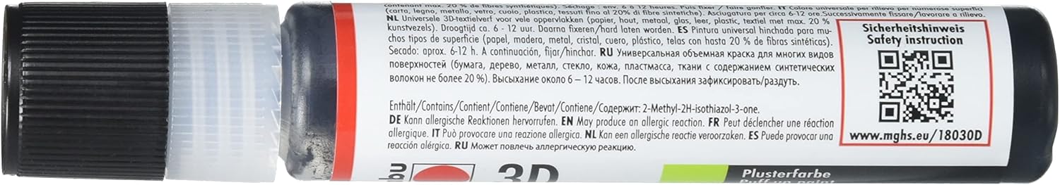 Marabu 673 25 ml 3D Liner, Black – Bild 5