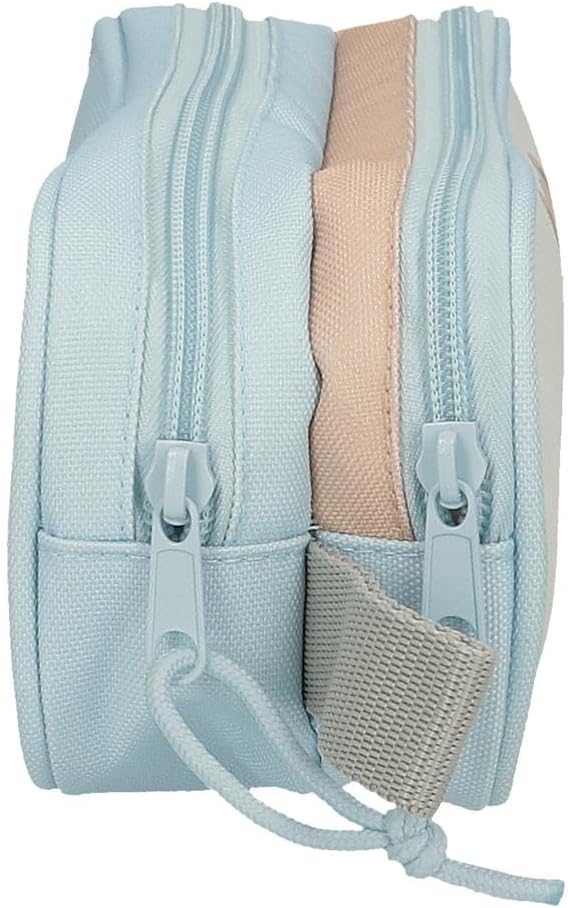 Roll Road Happy Schulmäppchen, Federmäppchen für Kinder, aus Polyester, Dreifachfach für bessere Organisation, Ideale Größe zum Tragen im Rucksack, Mit seitlichem Griff. – Bild 2