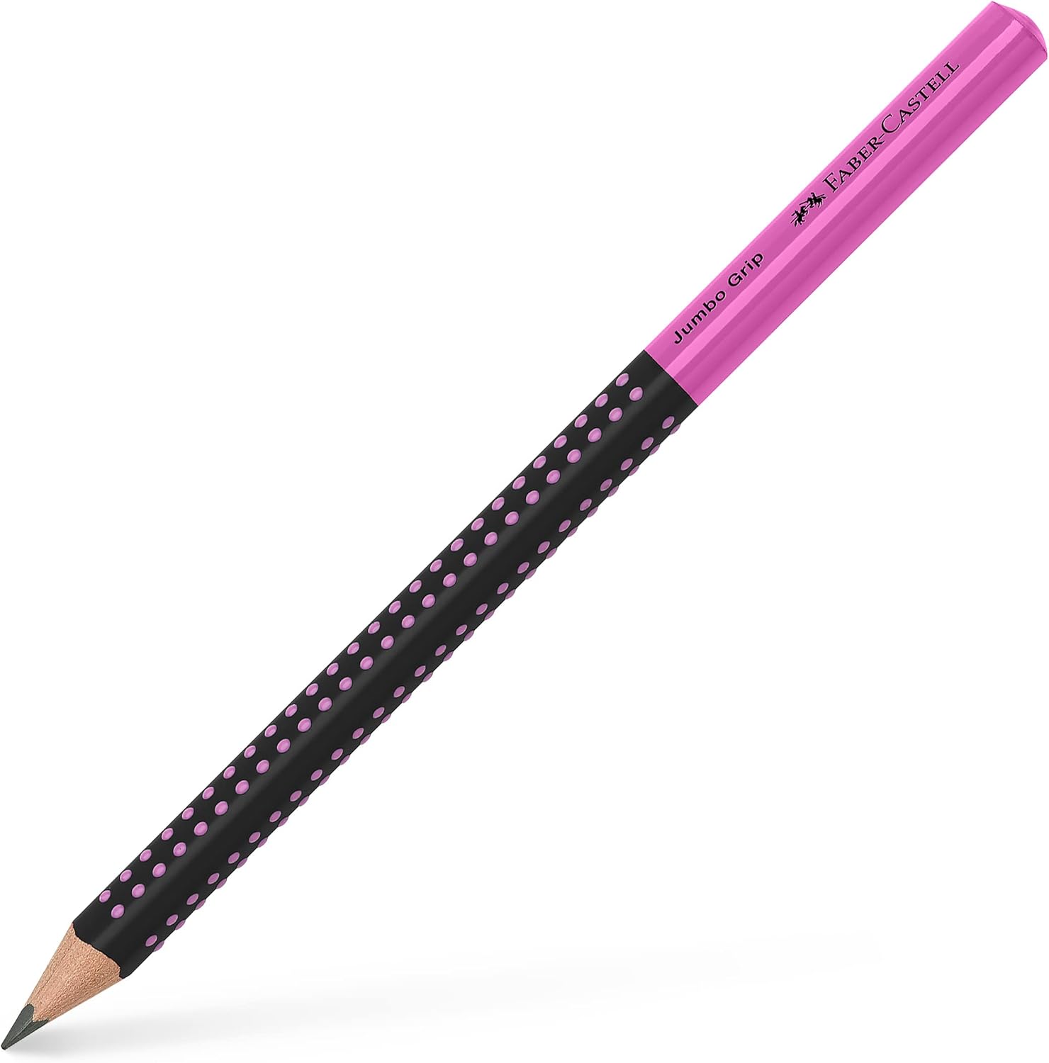 Faber-Castell Jumbo Grip Two Tone 511911 Pencil Hardness HB Black/Pink Pack of 1