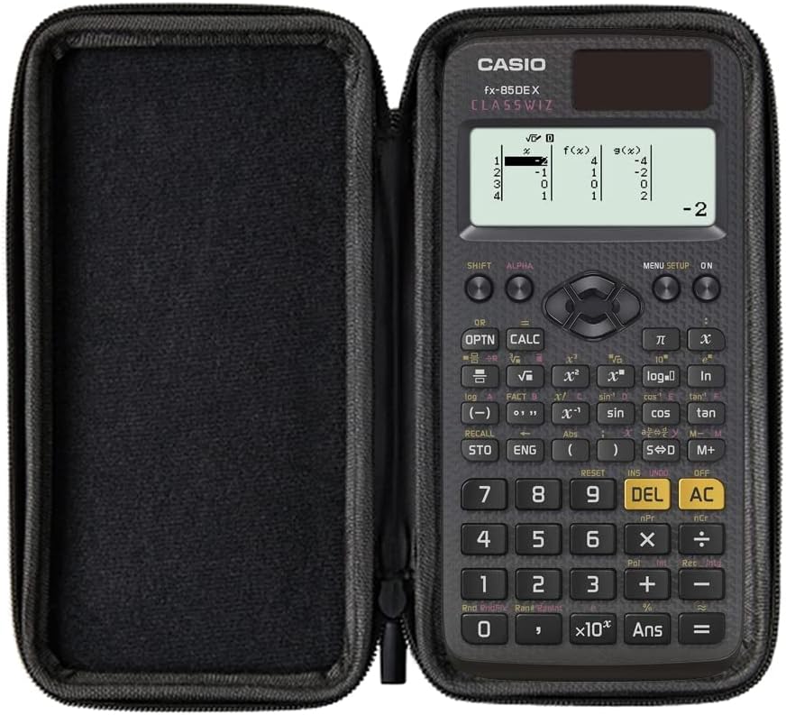 Casio FX-85DE X ClassWiz Technical Scientific Calculator + WYNGS Protective Case by Calcuso – Bild 3