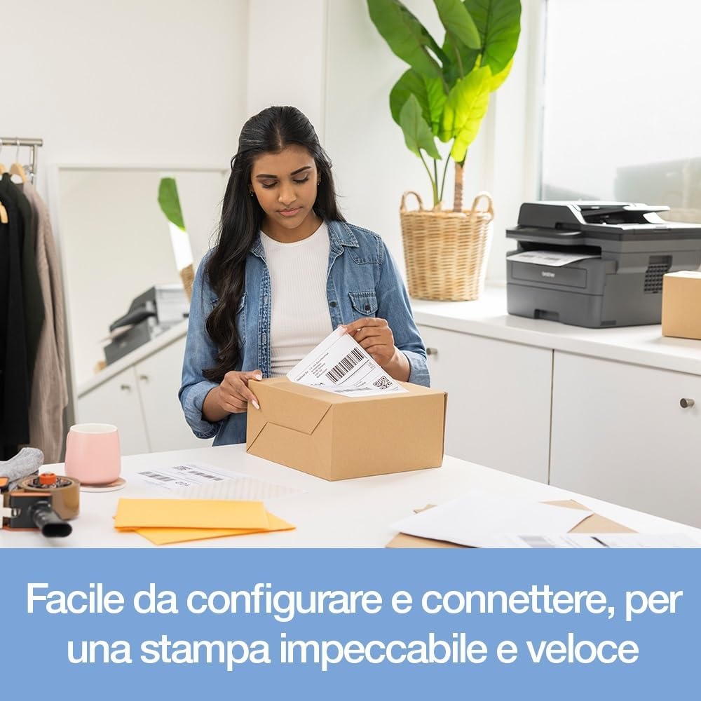 Brother DCP-L2665DW 3-in-1 Multifunctional Printer (Print/Scan/Copy) Laser Printer Monochrome, Wi-Fi & Ethernet, Automatic Document Feeder for 50 Sheets, Print Speed of 34 ppm – Bild 5