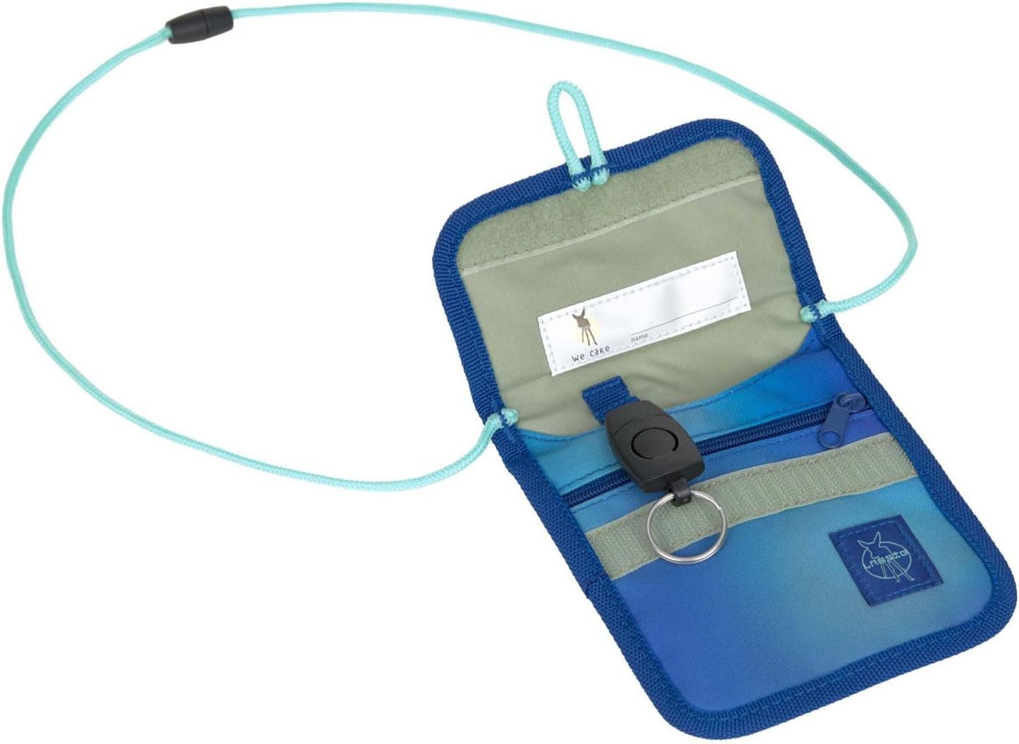 LÄSSIG School Bag Set Boxy Unique Gradient Green/Blue – Bild 9