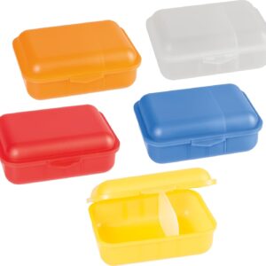 Brunnen 1036650 Bread Bin and Allzweckdose (18 x 13 x 6.5 cm Transparent Polypropylene Dishwasher-safe – Single Unit – No Selection of Colours