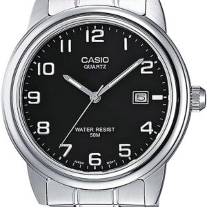 Casio Collection MTP-1221A-1AVEG Men’s Analogue Quartz Watch with Stainless Steel Strap Black
