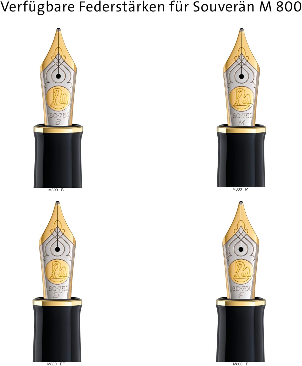 Pelikan Luxury Souveran M800 Fountain Pen - Black/Blue – Bild 2