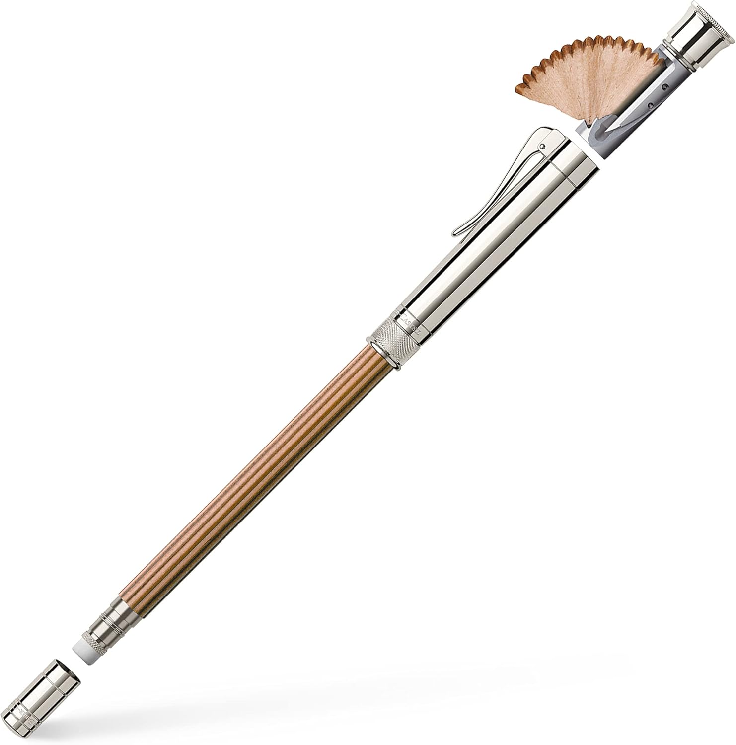 Graf von Faber-Castell Platinum Plated Perfect Pencil - Brown