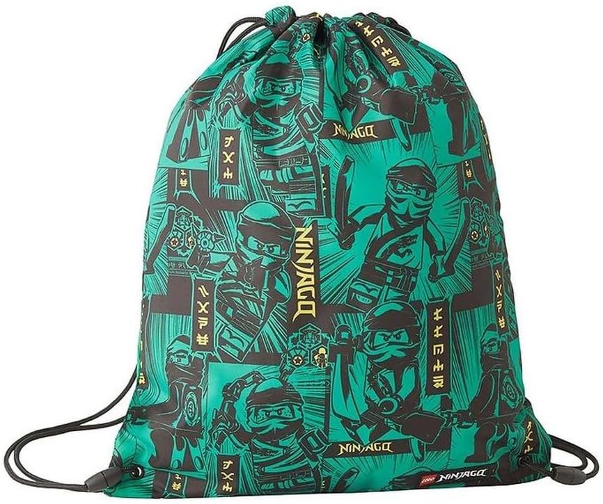 Familando Lego Easy Green Ninjago School Bag Set 7 Pieces with Pencil Case Lunch Box and Water Bottle – Bild 5