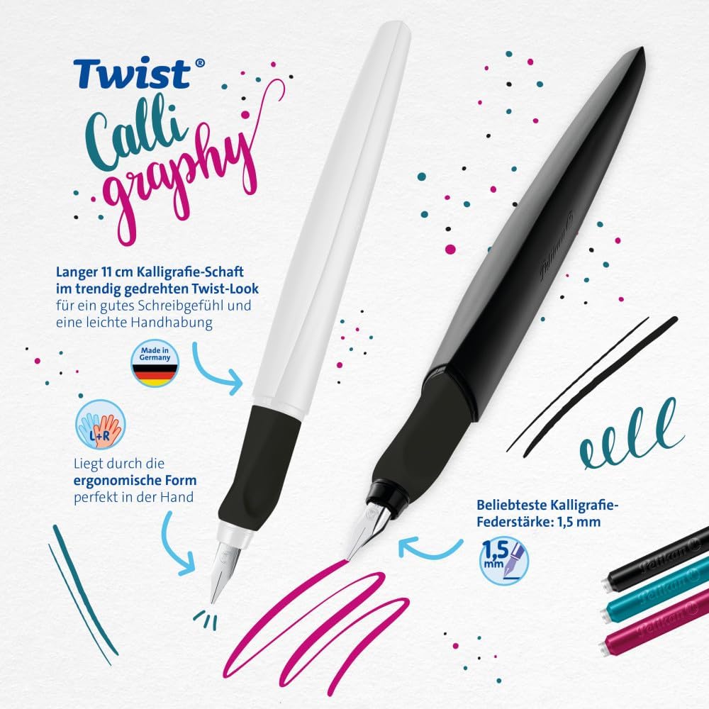 Pelikan Twist Calligraphy P457 1.5 White FS – Bild 5