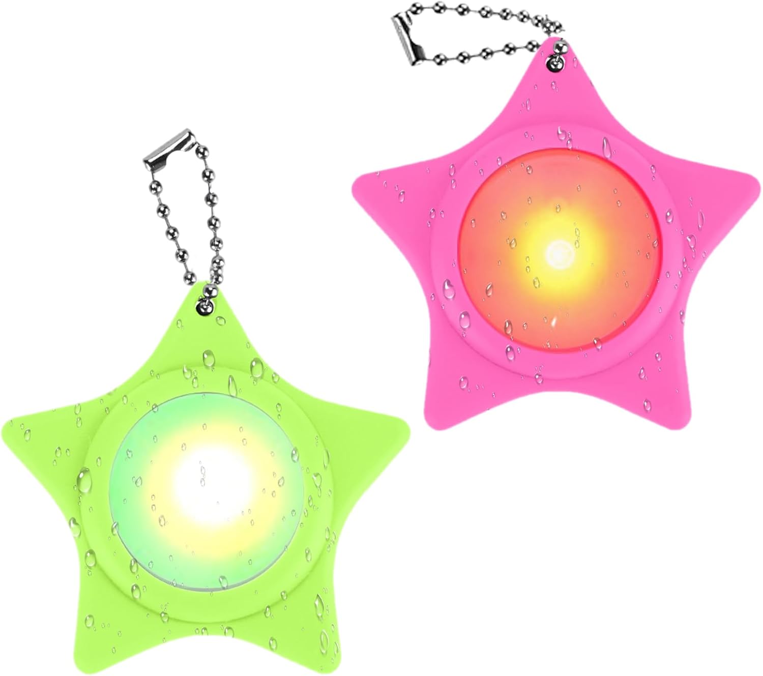 Pack of 2 LED flashing light safety light