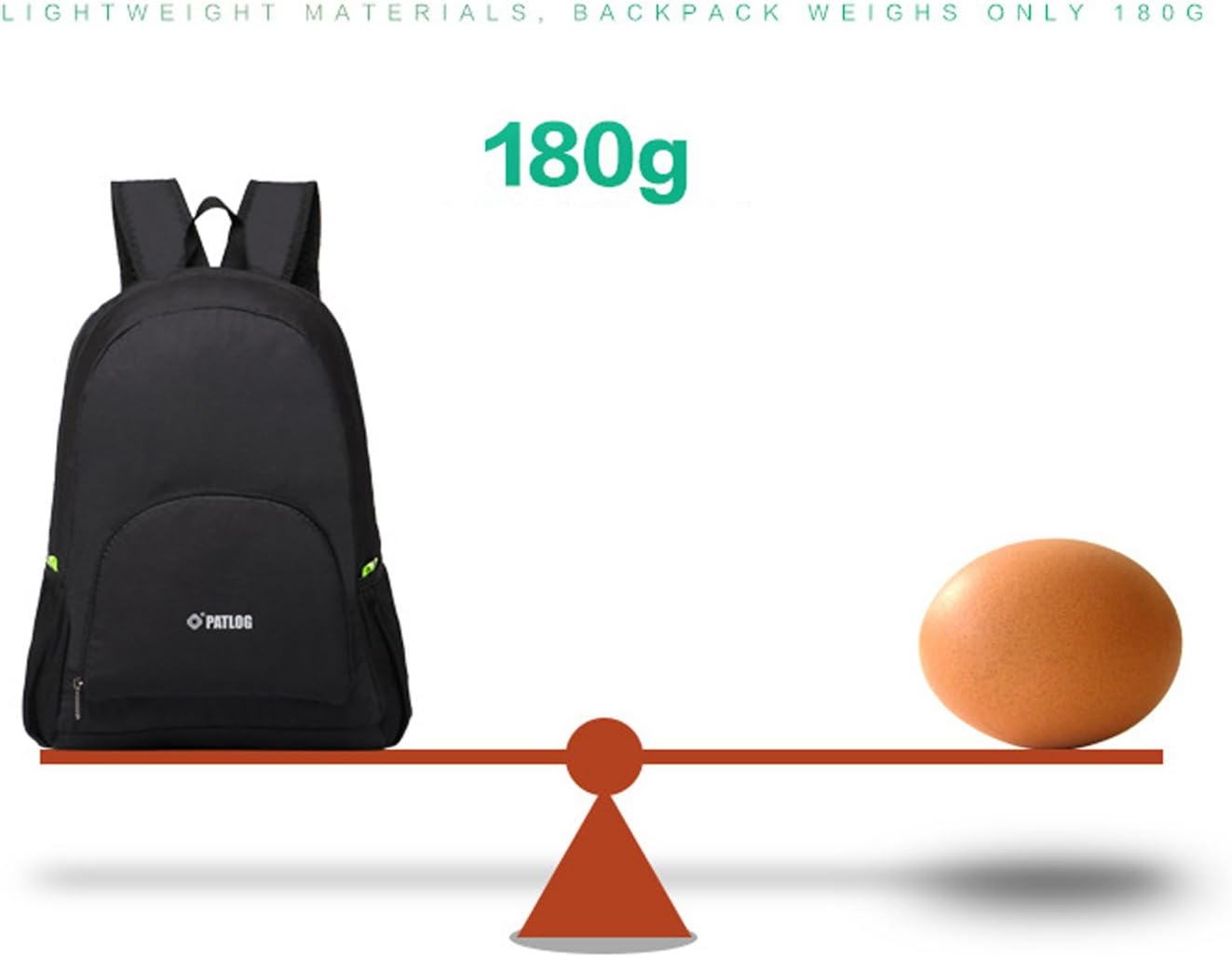 XY Life Unisex 25L Foldable Backpack Daypack Lightweight Daypack Hiking Backpack Sports Backpack Small for Folding for Women Men Children Outdoor Hiking Travel, black, Rucksack – Bild 5