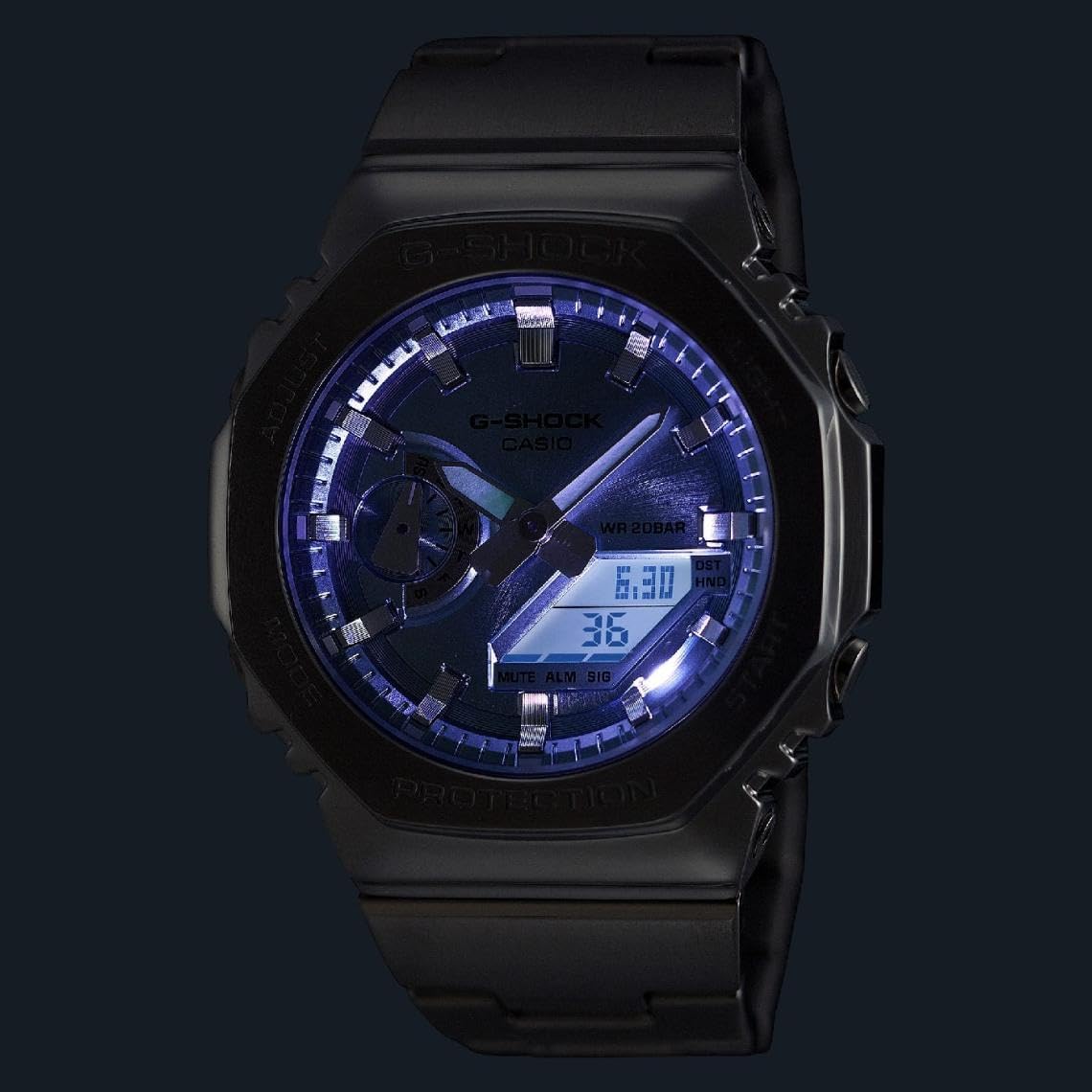 Casio GM-2110D-2BER watch Digital quartz movement Steel Unisex – Bild 4