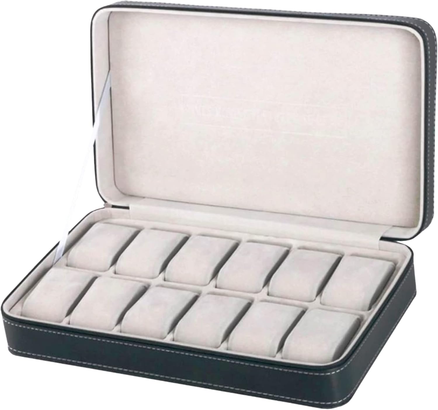 MR Maestro Relojero Watch Box with 10 Watches, Zip, Cool Watch Box for Men