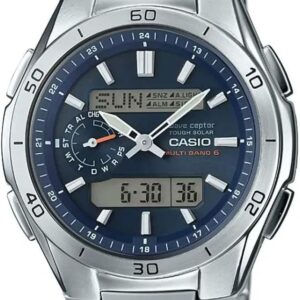 Casio Wave Ceptor Men’s Watch Solar and Radio Controlled Solid Stainless Steel Case and Bracelet.