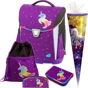 Magic Dream – Unicorn – School Bag Set Toolbag Basic Schneiders 5-Piece with School Bag – 78314-074