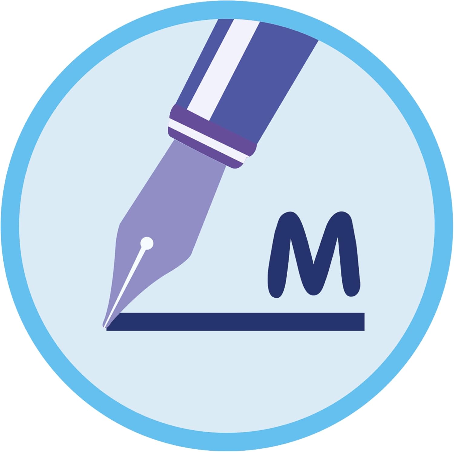 Pelikan Pelikano structure Fountain Pen for Right-Handed Users, Nib Width M, Grey, Pack of 1 – Bild 4