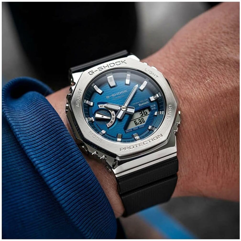 Casio G-Shock GBM-2100A-2BER Men's Watch Solar Bluetooth Blue – Bild 2