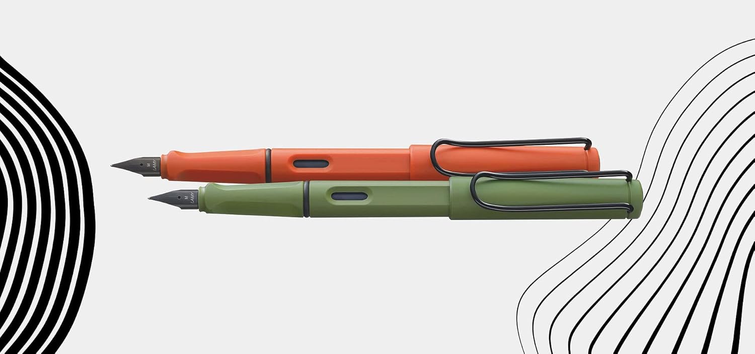 LAMY 1235678 safari fountain pen 41 - modern fountain pen in terracotta with ergonomic handle and timeless design - nib size M – Bild 5