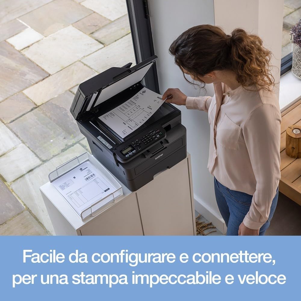 Brother MFC-L2835DW - 4-in-1 Multifunction Printer (Print/Scan/Copy/Fax) Laser Printer Monochrome - WLAN & Ethernet - Document Feeder (ADF) for 50 Sheets - Print Speed of 32 Pages – Bild 6