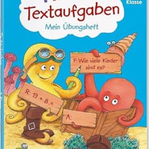 Fit für Textaufgaben 2. Klasse. Mein Übungsheft | Mit Stickern und Ausmalbogen zur Motivation | Herausnehmbares Lösungsheft: Textaufgaben sicher lösen (Fit für die Schule Mein Übungsheft)