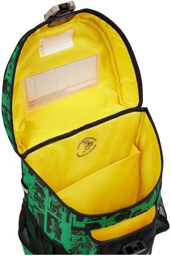Familando Lego Easy Green Ninjago School Bag Set 7 Pieces with Pencil Case Lunch Box and Water Bottle – Bild 3