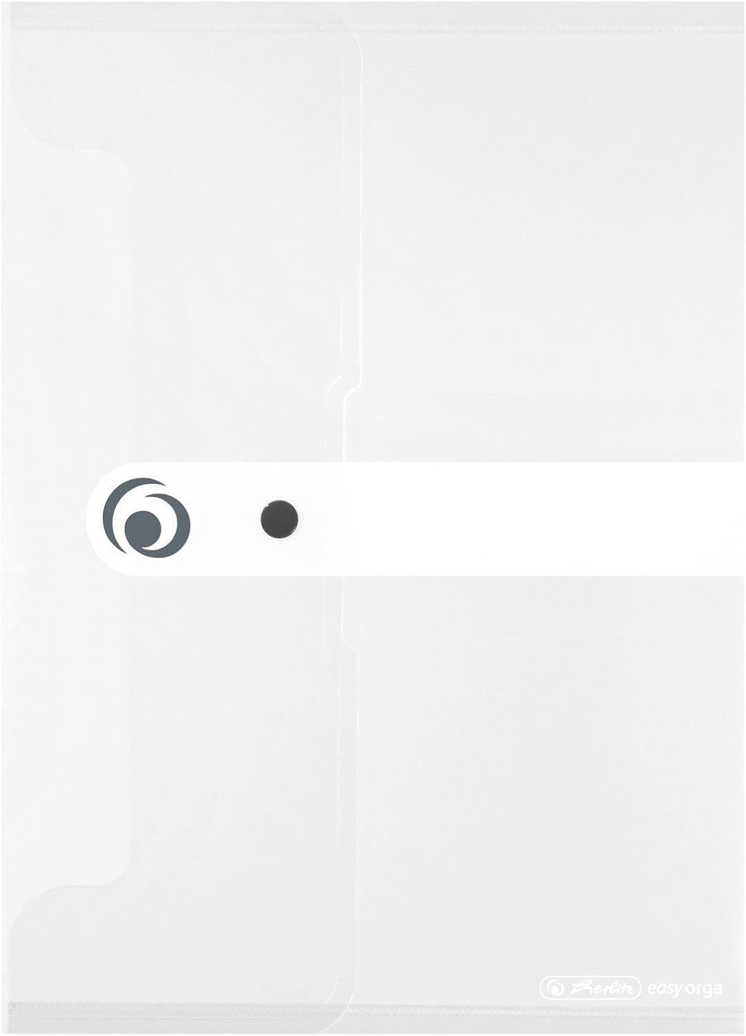 Herlitz Easy Orga To Go A5 Polyfoam Document Folder - Transparent Colourless (Pack of 6)