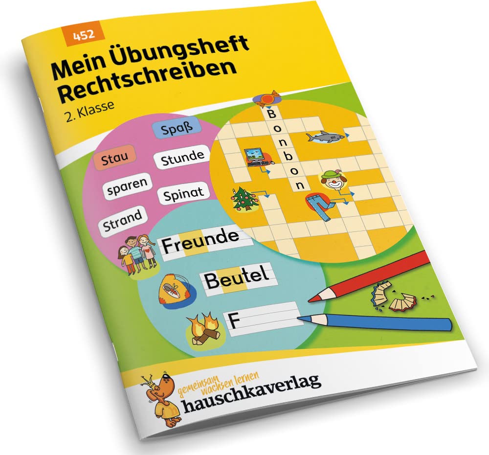 Mein Übungsheft Rechtschreiben 2. Klasse: Deutsch-Aufgaben mit Lösungen - Schreiben lernen (Lernhefte zum Üben und Wiederholen, Band 452) – Bild 2