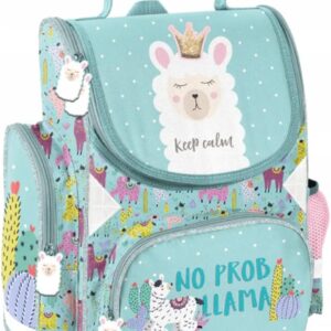 PASO School Bag for Girls and Boys – Primary School Satchel with Reflective Elements – Ergonomic School Backpack for Children – Made of Waterproof Material