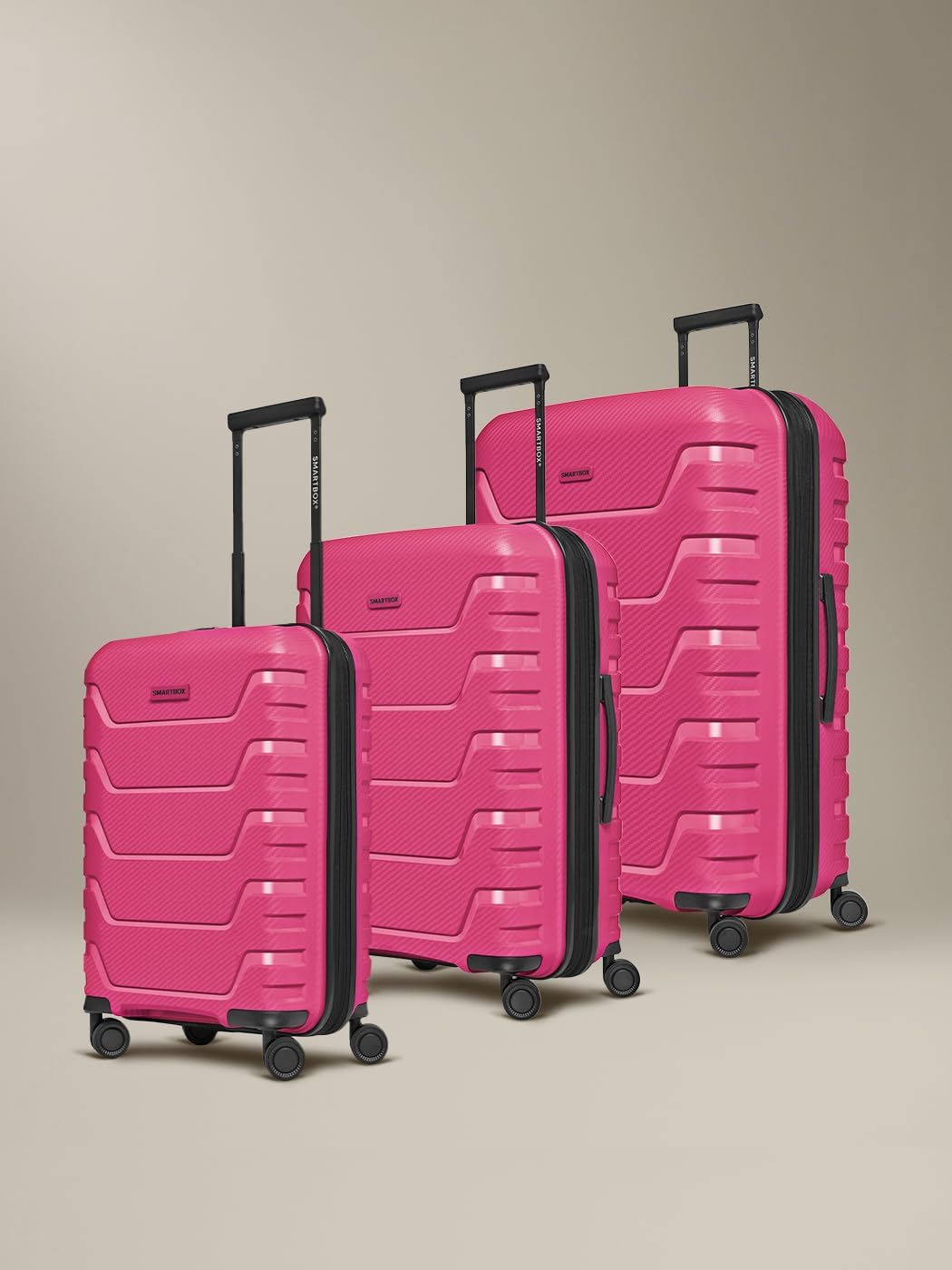 SMARTBOX Edition 01 Regular Item, Pink, Hard shell trolley with swivel castors – Bild 8