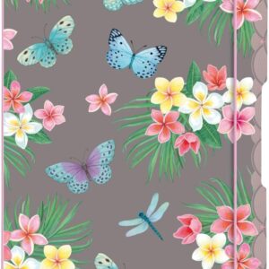 Herlitz Flex Notebook A4 2 x 40 Sheets Squared and Lined Ladylike Butterflies Design