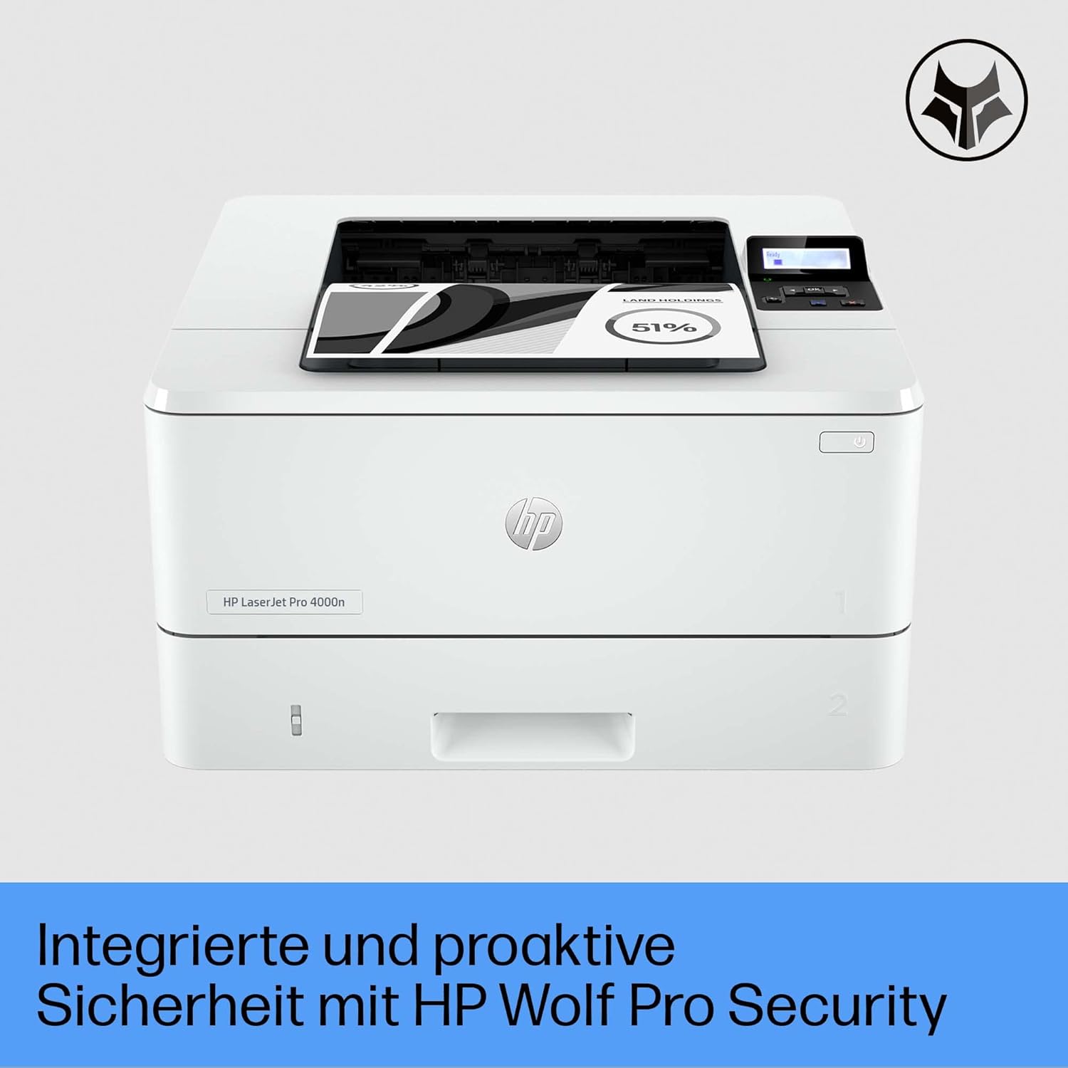 HP LaserJet Pro 4002dn Laser Printer, Automatic Double-Sided Printing, High Print Speed, Hi-Speed USB, Ethernet, Smart App, Wolf Pro Security – Bild 7