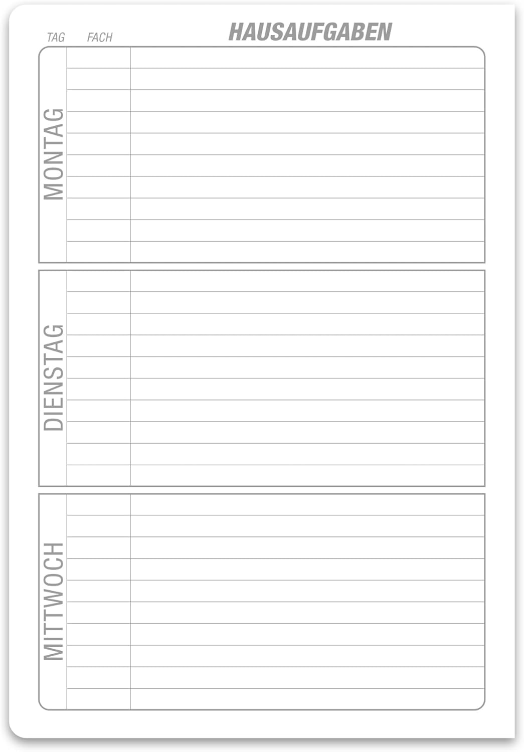 Staufen Style Homework Book - 5 Notebooks for 48 Weeks Each (48 Sheets), DIN A5, 80 g/m² Paper – Bild 3