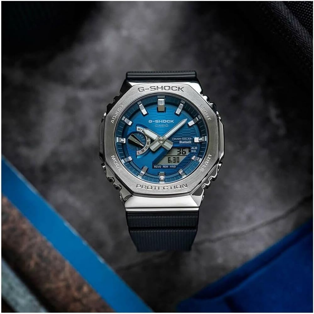 Casio G-Shock GBM-2100A-2BER Men's Watch Solar Bluetooth Blue – Bild 3