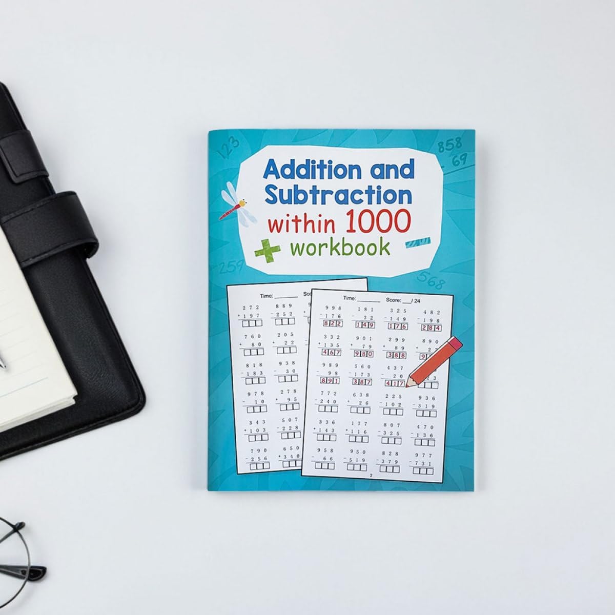 TOYANDONA 3 Stück Teiliges Mathe Übungsheft für Tägliches Lernheft mit Multiplikations und Divisionsaufgaben Langlebig und Wiederverwendbar Kindgerecht Gestaltet Fördert Grundlegende – Bild 4