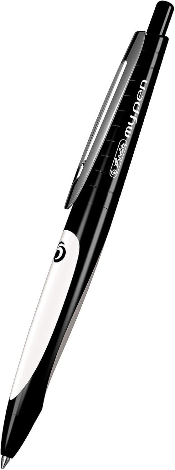 herlitz 50028276 my.pen ballpoint pen, black/white, 1 piece – Bild 2