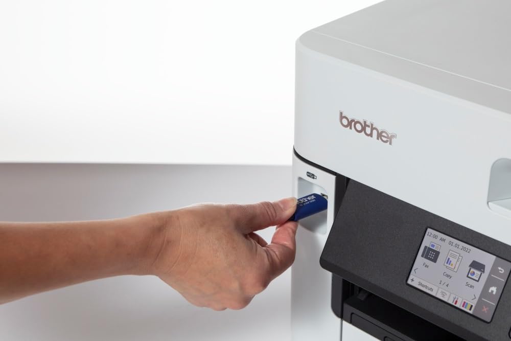 Brother MFC-J5340DW 4-in-1 Colour Inkjet Multifunction Device, White, Medium, 250 Sheet Paper Cassette, 50 Sheets ADF. – Bild 8