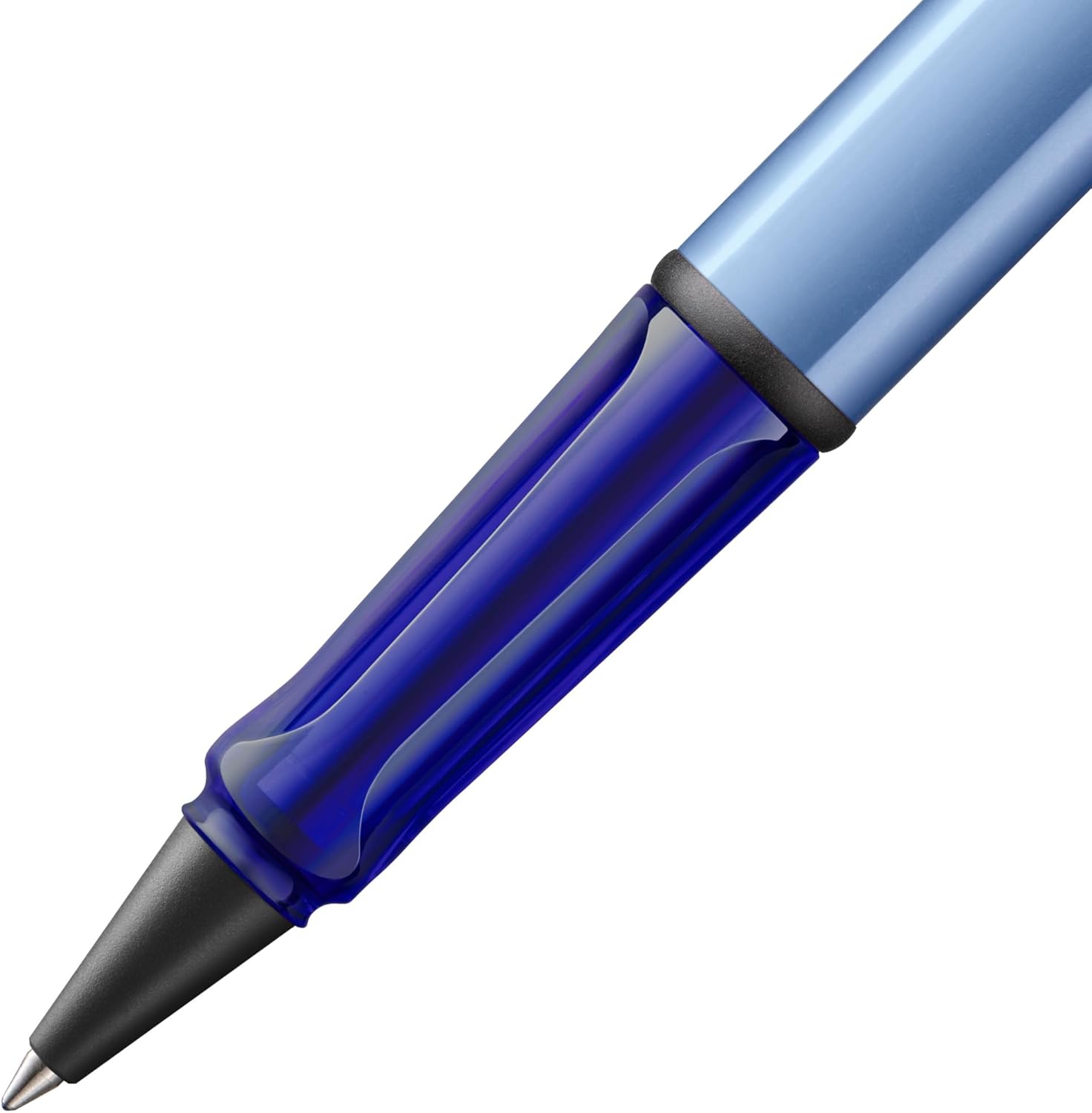 LAMY AL-star Aquatic Rollerball Pen - Lightweight Pen with Transparent, Ergonomic Handle & Line Width M - Aluminium Housing - with Rollerball Refill M 63 Line Width M in Black – Bild 3