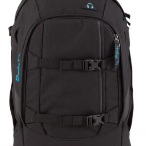 Satch Pack school backpack - ergonomic, 30 litres, organisational talent. Pack Black