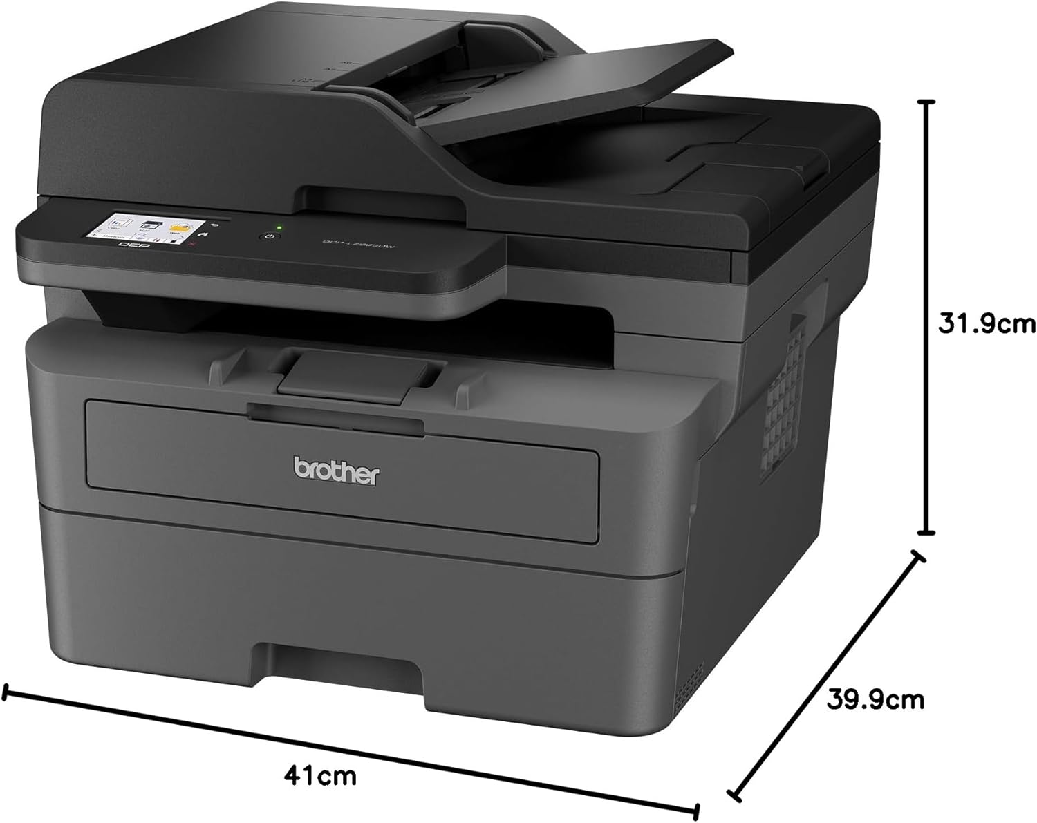 Brother DCP-L2665DW 3-in-1 Multifunctional Printer (Print/Scan/Copy) Laser Printer Monochrome, Wi-Fi & Ethernet, Automatic Document Feeder for 50 Sheets, Print Speed of 34 ppm – Bild 11