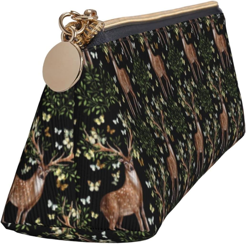 Federmäppchen, Kosmetiktasche, Stiftetui, dreieckiges Leder, Aufbewahrungstasche, Reißverschluss, Schreibwaren-Organizer für Erwachsene, Büro – Bild 4