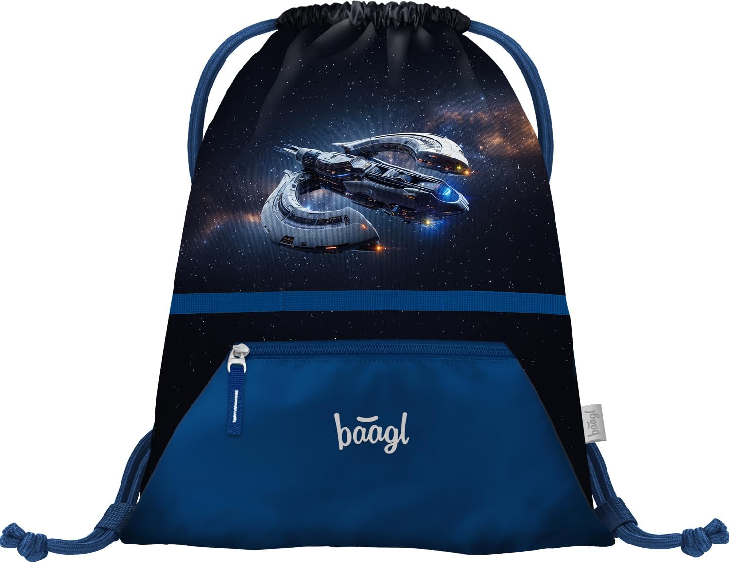 Baagl School Bag Boys Girls Set of 5 (Zippy School Bag for 1st Grade, Pencil Case, Gym Bag, Apron, Neck Pouch), Primary School Satchel, Ergonomic School Backpack, 18 L – Bild 6