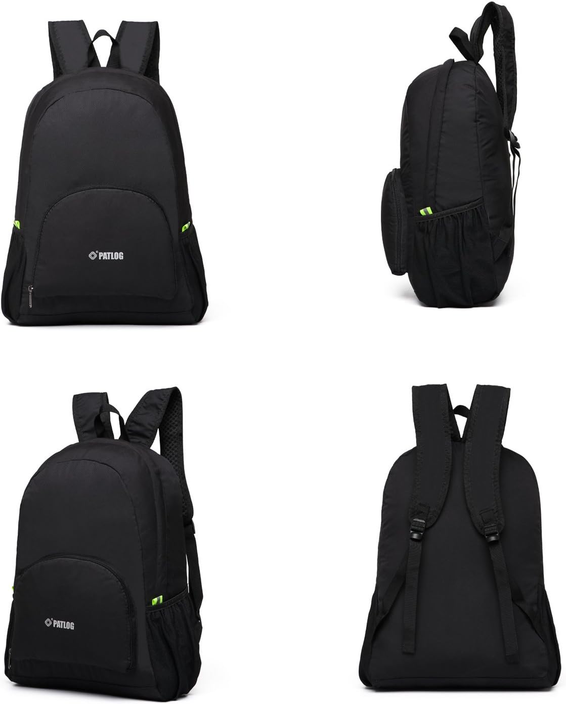 XY Life Unisex 25L Foldable Backpack Daypack Lightweight Daypack Hiking Backpack Sports Backpack Small for Folding for Women Men Children Outdoor Hiking Travel, black, Rucksack – Bild 3