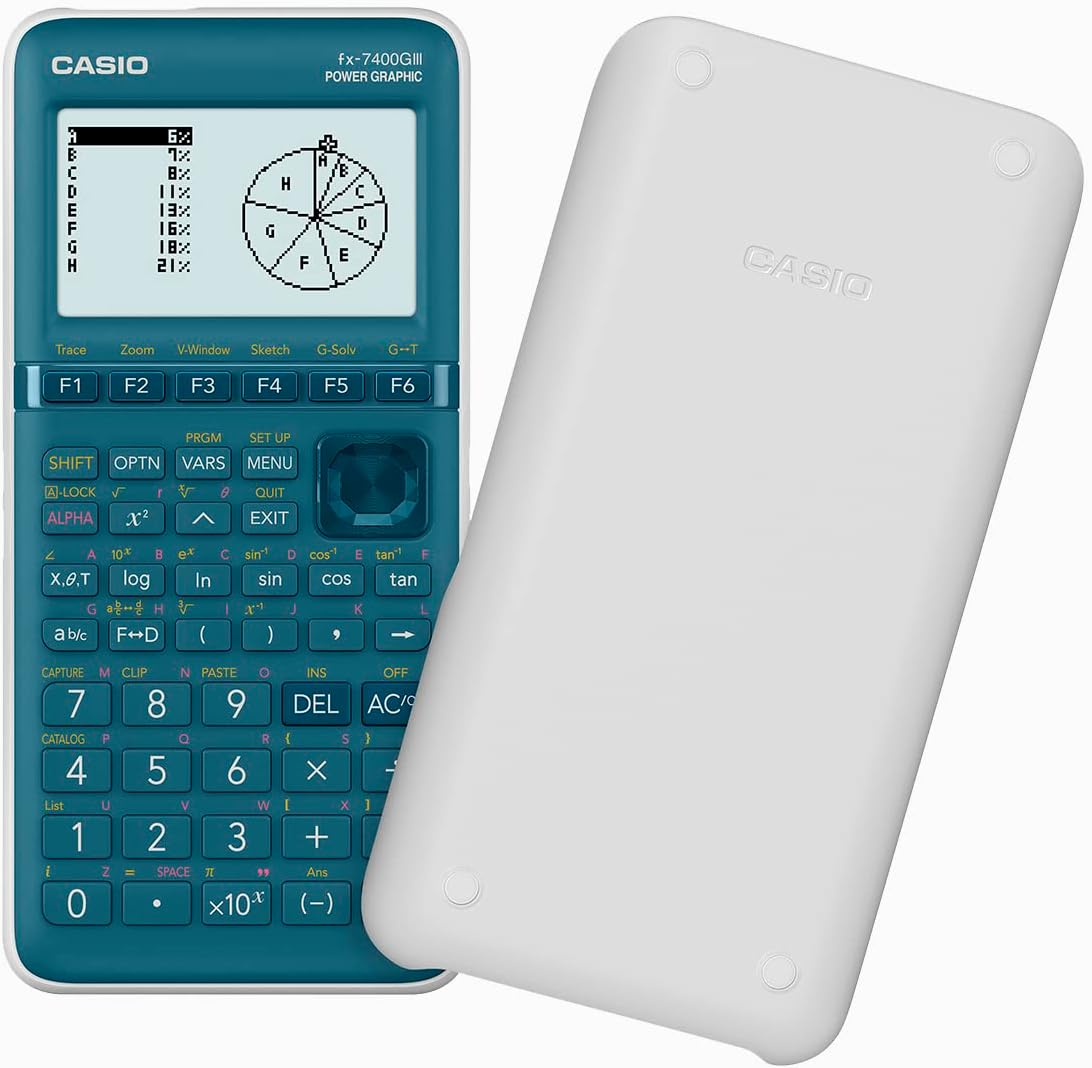 Casio FX-7400GIII Graphing Calculator Cyan Display (digits): 21 Battery operated (W x H x D) 87.5 x 21.3 – Bild 2