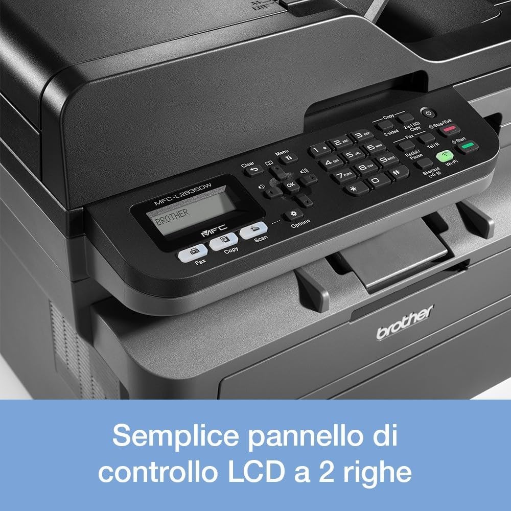 Brother MFC-L2835DW - 4-in-1 Multifunction Printer (Print/Scan/Copy/Fax) Laser Printer Monochrome - WLAN & Ethernet - Document Feeder (ADF) for 50 Sheets - Print Speed of 32 Pages – Bild 7